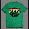 STAY HOME EAT PIZZA PANDEMIC 2020 TMNT PARODY SHIRT