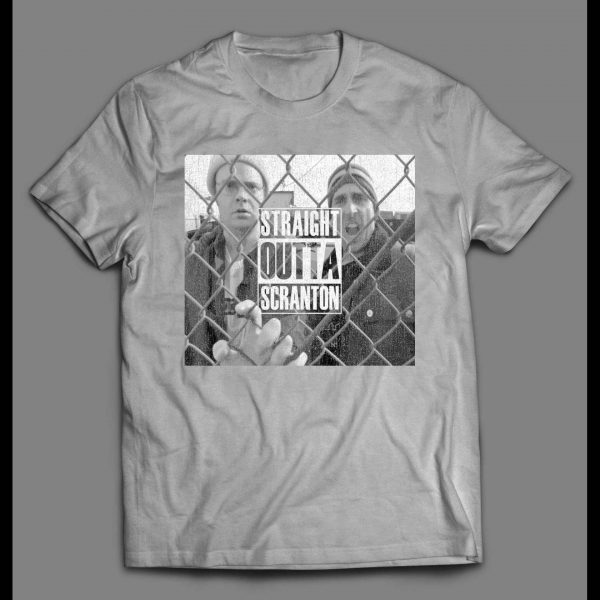 THE OFFICE STRAIGHT OUTTA SCRANTON GANGSTERS PARODY SHIRT