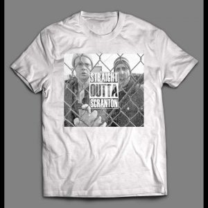 THE OFFICE STRAIGHT OUTTA SCRANTON GANGSTERS PARODY SHIRT