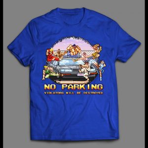 NO PARKING RETRO ARCADE GAME PARODY SHIRT