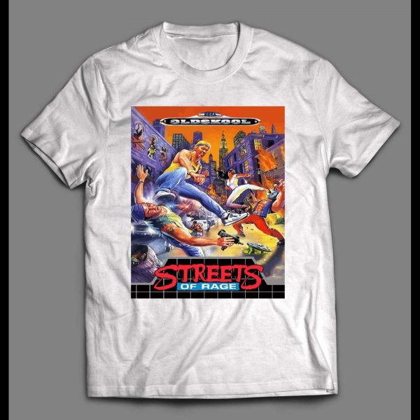 VIDEO GAME STREETS OF RAGE CLASSIC CUSTOM BOX ART HIGH QUALITY SHIRT