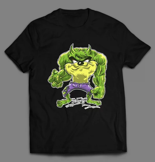 TAZ SMASH CARTOON MASHUP SHIRT