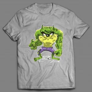 TAZ SMASH CARTOON MASHUP SHIRT