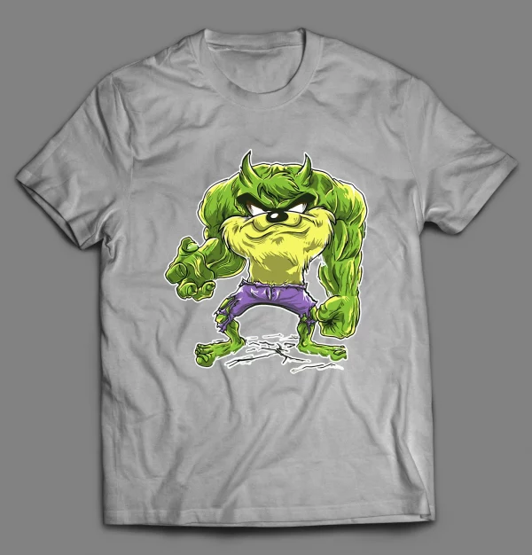 TAZ SMASH CARTOON MASHUP SHIRT