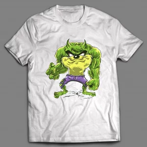 TAZ SMASH CARTOON MASHUP SHIRT