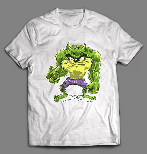TAZ SMASH CARTOON MASHUP SHIRT