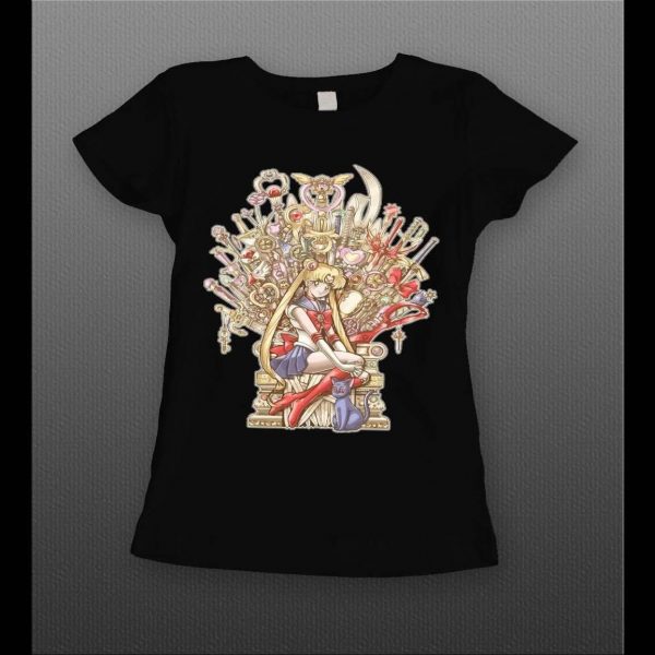 THRONE OF MAGIC SAILOR MOON HIGH QUALITY ANIME LADIES SHIRT