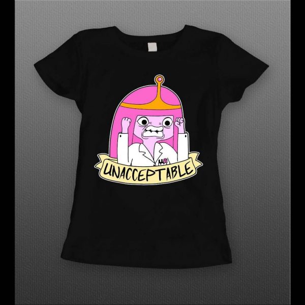 LADIES WORLD OF GUMBALL UNACCEPTABLE HIGH QUALITY SHIRT