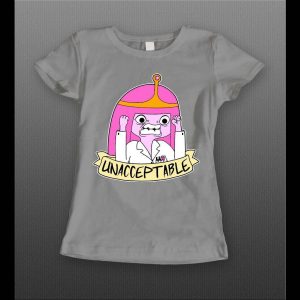 LADIES WORLD OF GUMBALL UNACCEPTABLE HIGH QUALITY SHIRT