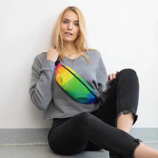 LGBT RAINBOW PATTERN FANNY PACK