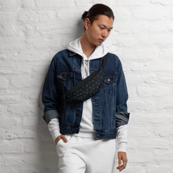 SHAPES PATTERN GAMING FANNY PACK