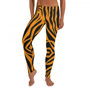 TIGER STRIPES PRINT LEGGINGS
