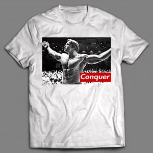 ARNOLD SCHWARZENEGGER CONQUER GYM SHIRT