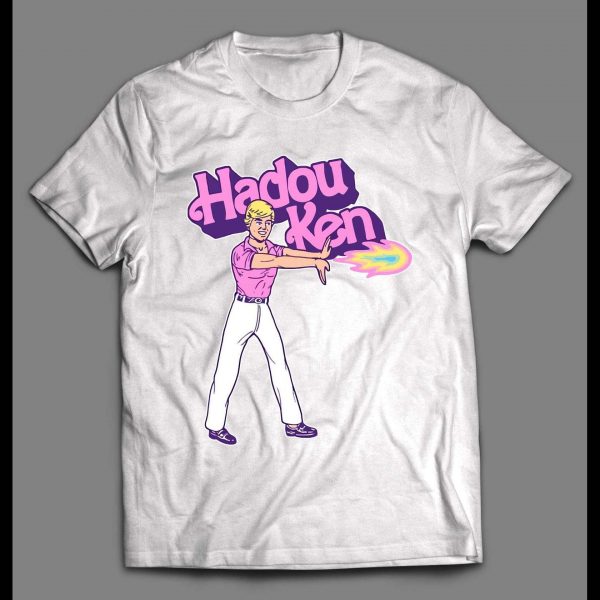 KEN DOLL HADOU KEN VIDEO GAME PARODY SHIRT