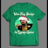 LAUGHING LEO CHRISTMAS WHEN THEY REALIZE THE EGGNOG IS SPIKED HOLIDAY SHIRT