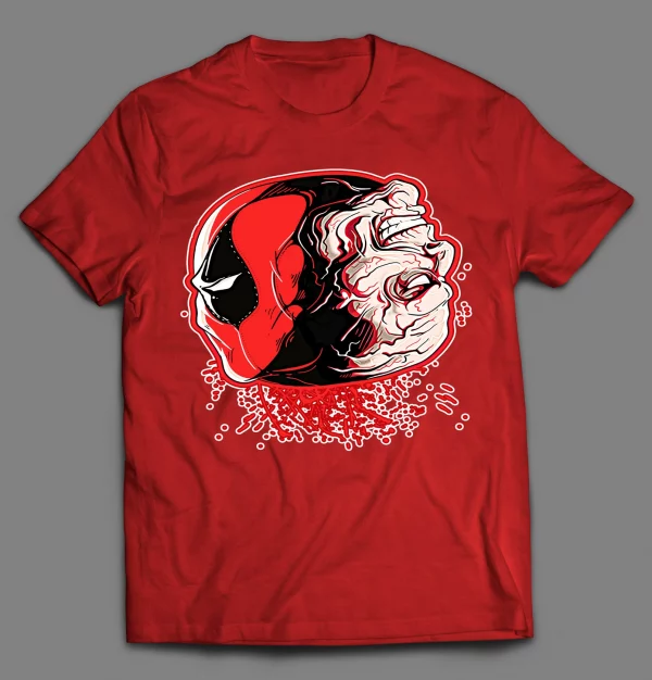 2 FACES OF A MERC COMICBOOK HERO HIGH QUALITY SHIRT