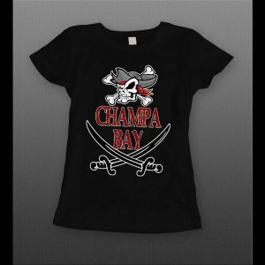 CHAMPA BAY TB FOOTBALL CHAMPIONSHIP QUALITY LADIES SHIRT