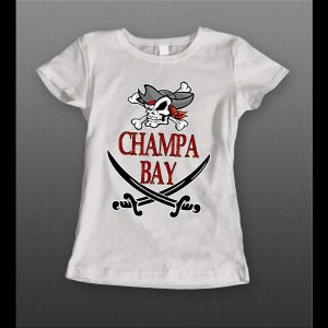 CHAMPA BAY TB FOOTBALL CHAMPIONSHIP QUALITY LADIES SHIRT