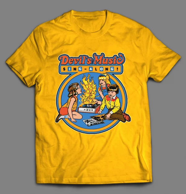 DEVIL'S MUSIC SING ALONG CHILDREN'S SERIES PARODY SHIRT