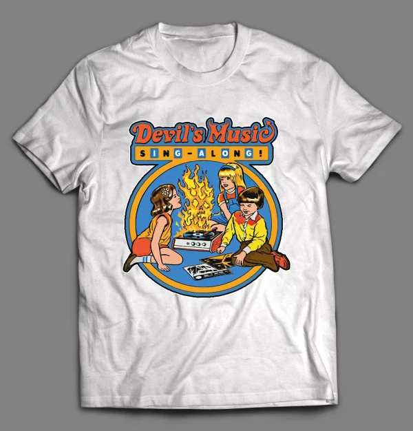 DEVIL'S MUSIC SING ALONG CHILDREN'S SERIES PARODY SHIRT