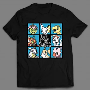 THE DIGI BUNCH ANIME PARODY SHIRT