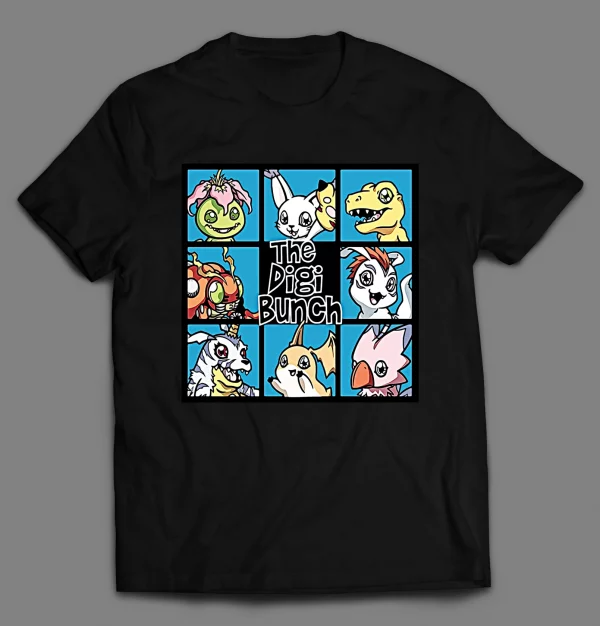 THE DIGI BUNCH ANIME PARODY SHIRT