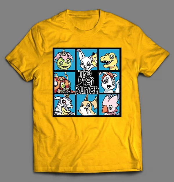 THE DIGI BUNCH ANIME PARODY SHIRT