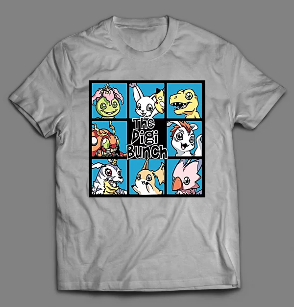 THE DIGI BUNCH ANIME PARODY SHIRT