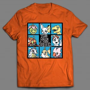 THE DIGI BUNCH ANIME PARODY SHIRT