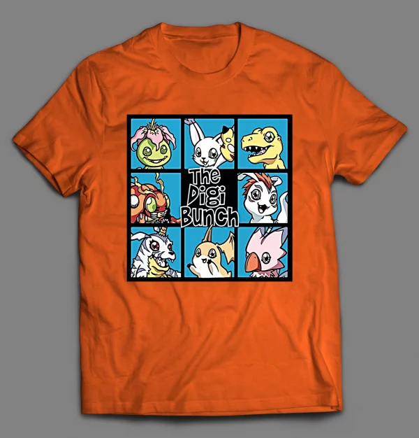 THE DIGI BUNCH ANIME PARODY SHIRT