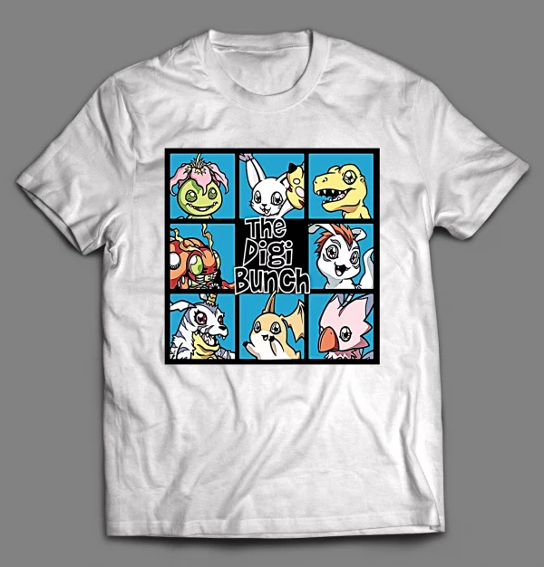 THE DIGI BUNCH ANIME PARODY SHIRT