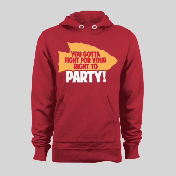 FOOTBALL FIGHT FOR YOUR RIGHT CHAMPIONSHIP HOODIE / SWEATSHIRT