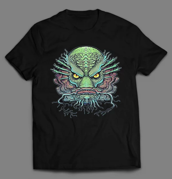 FISH FACE LAGOON MONSTER SHIRT