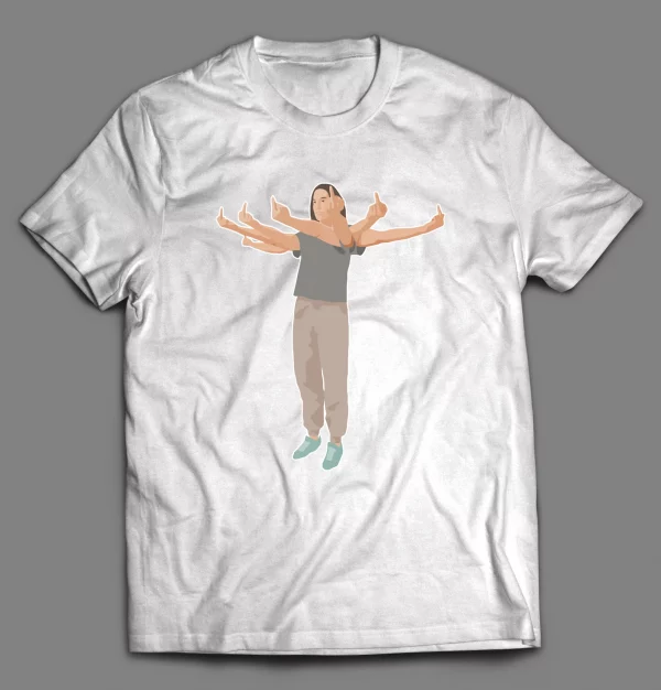 MIDDLE FINGERS FOR EVERYONE F*CK OFF SHIRT