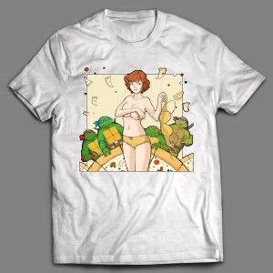 RAUNCHY SEXY NAKED APRIL INSPIRED CARTOON PARODY SHIRT