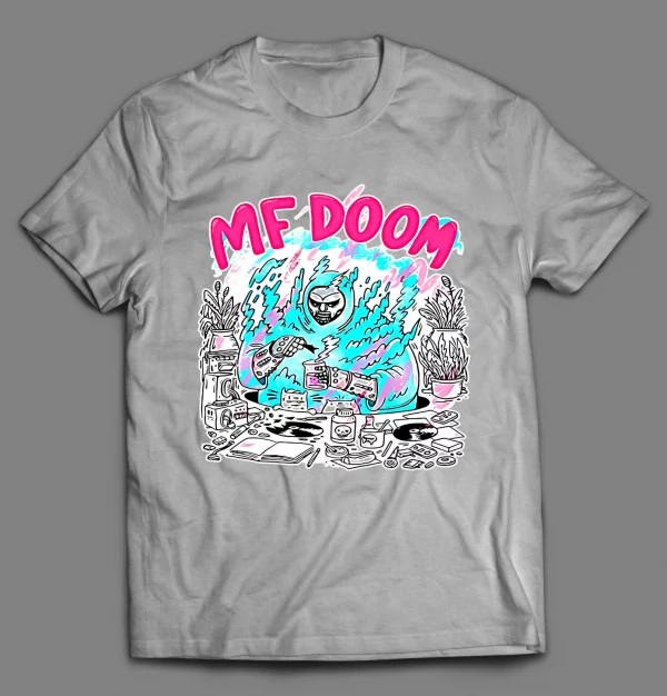 RETRO STYLE MF DOOM THE RAPPER HIP HOP SHIRT