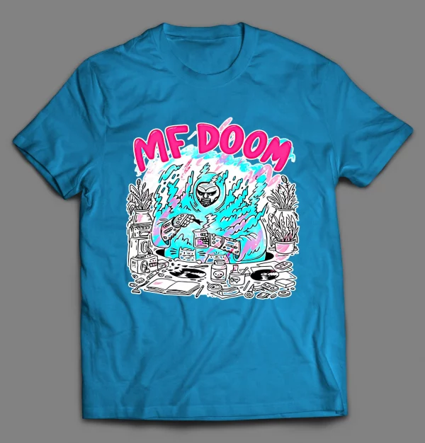 RETRO STYLE MF DOOM THE RAPPER HIP HOP SHIRT