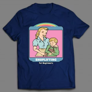 SHOPLIFTING FOR BEGINNERS CHILDREN'S SERIES PARODY SHIRT