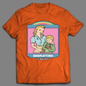 SHOPLIFTING FOR BEGINNERS CHILDREN'S SERIES PARODY SHIRT