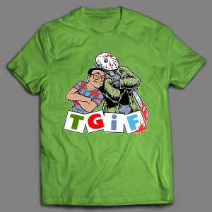 T.G.I.F STEVE AND JASON PARODY HALLOWEEN SHIRT