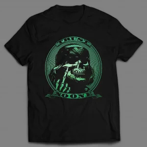 TRUST NO ONE MONEY SKULL SHIRT