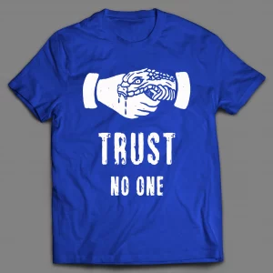 TRUST NO ONE HAND SNAKE SHIRT
