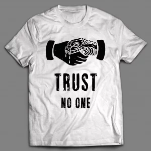 TRUST NO ONE HAND SNAKE SHIRT