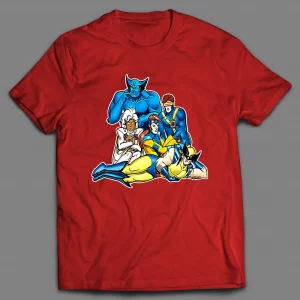MUTANT HERO FRIENDS PARODY SHIRT