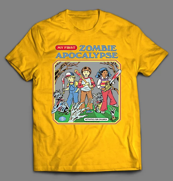 MY FIRST ZOMBIE APOCALYPSE CHILDREN'S SERIES PARODY SHIRT