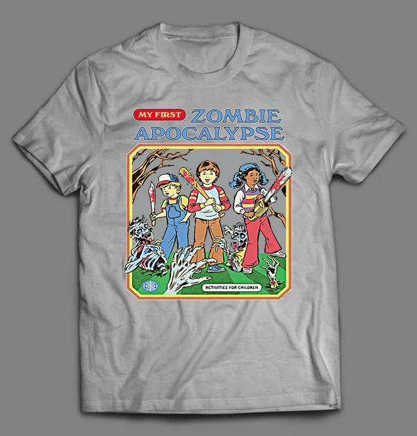 MY FIRST ZOMBIE APOCALYPSE CHILDREN'S SERIES PARODY SHIRT