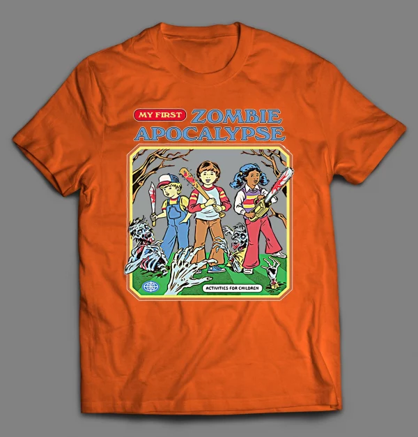 MY FIRST ZOMBIE APOCALYPSE CHILDREN'S SERIES PARODY SHIRT
