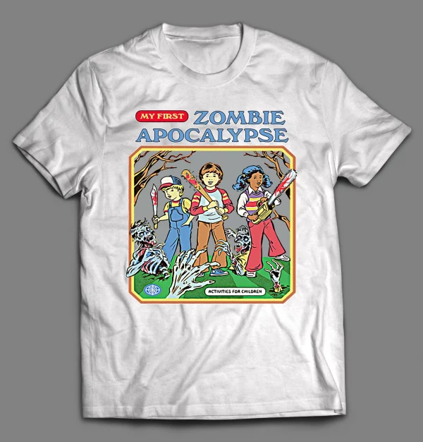 MY FIRST ZOMBIE APOCALYPSE CHILDREN'S SERIES PARODY SHIRT