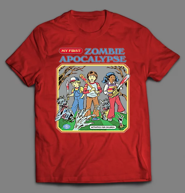 MY FIRST ZOMBIE APOCALYPSE CHILDREN'S SERIES PARODY SHIRT