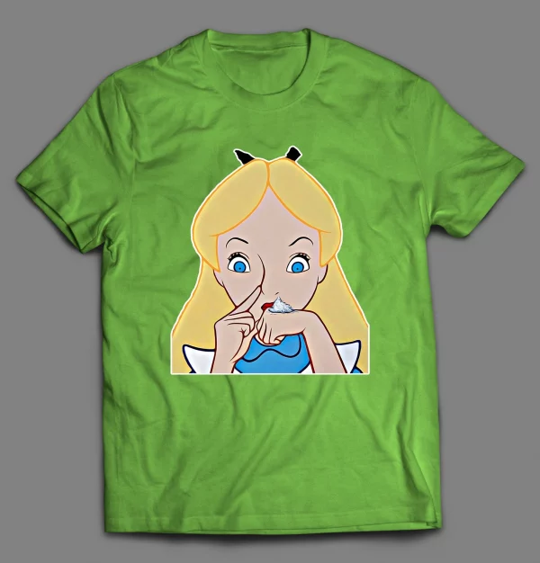 ALICE IN NOSE CANDYLAND SHIRT